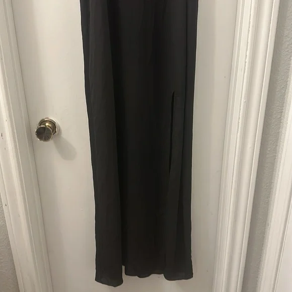 NWT Revolve Three Eighty Two Lachlan Slip Maxi Dress in Black - Picture 4 of 9